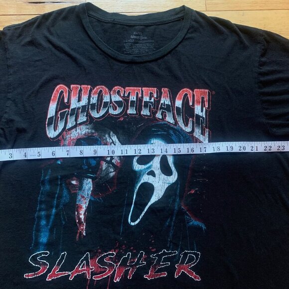Ghostface Slasher T-Shirt XL Horror Movie Scream Halloween - Picture 6 of 8